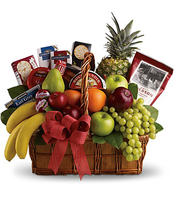 Bon Vivant Gourmet Basket from Richardson's Flowers in Medford, NJ